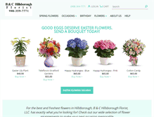 Tablet Screenshot of bandchillsboroughflorist.com